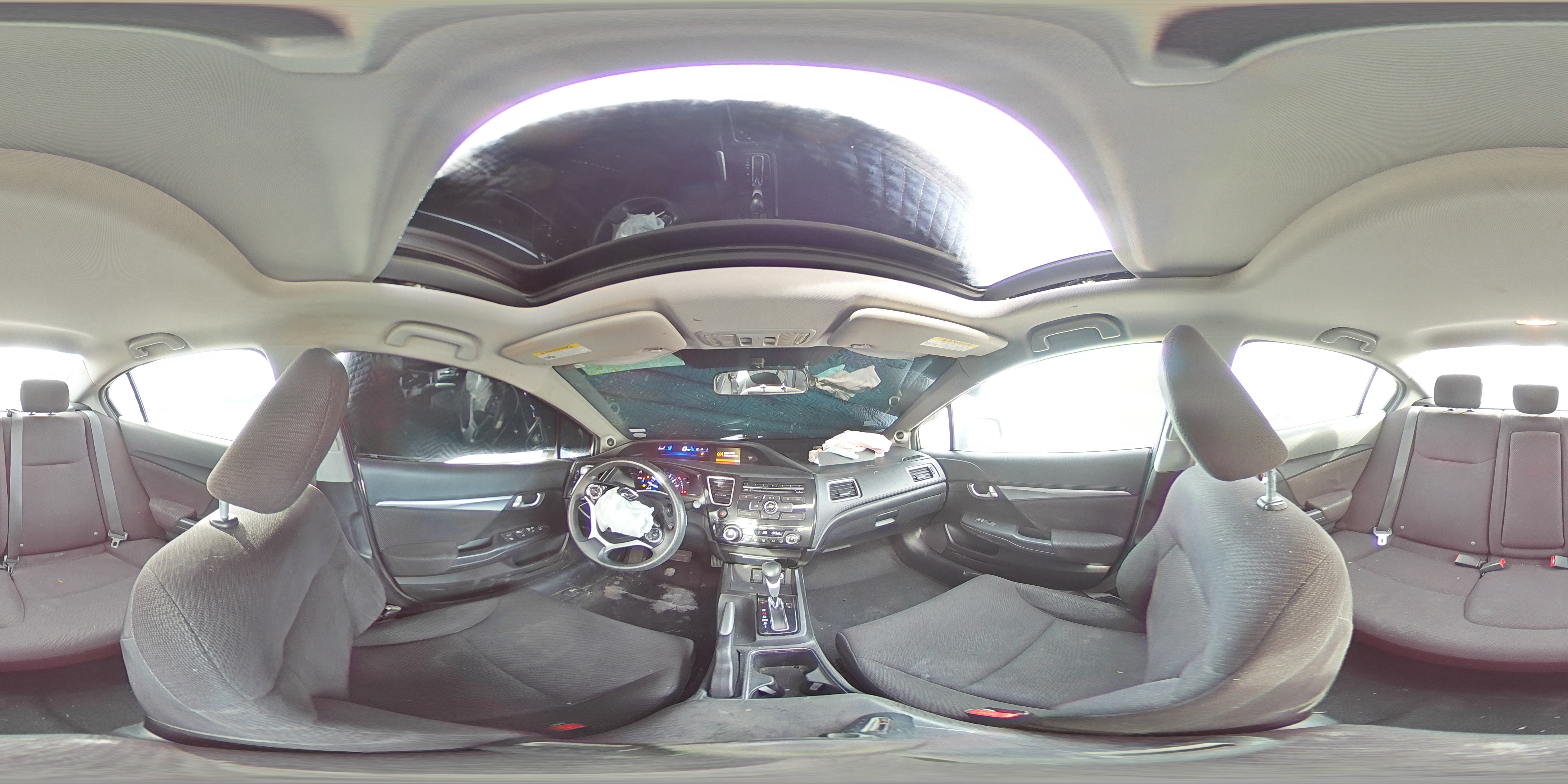 2013 Honda Civic VIN 19XFB2F88DE048405 Copart auction photo, front end damage thumbnail 12
