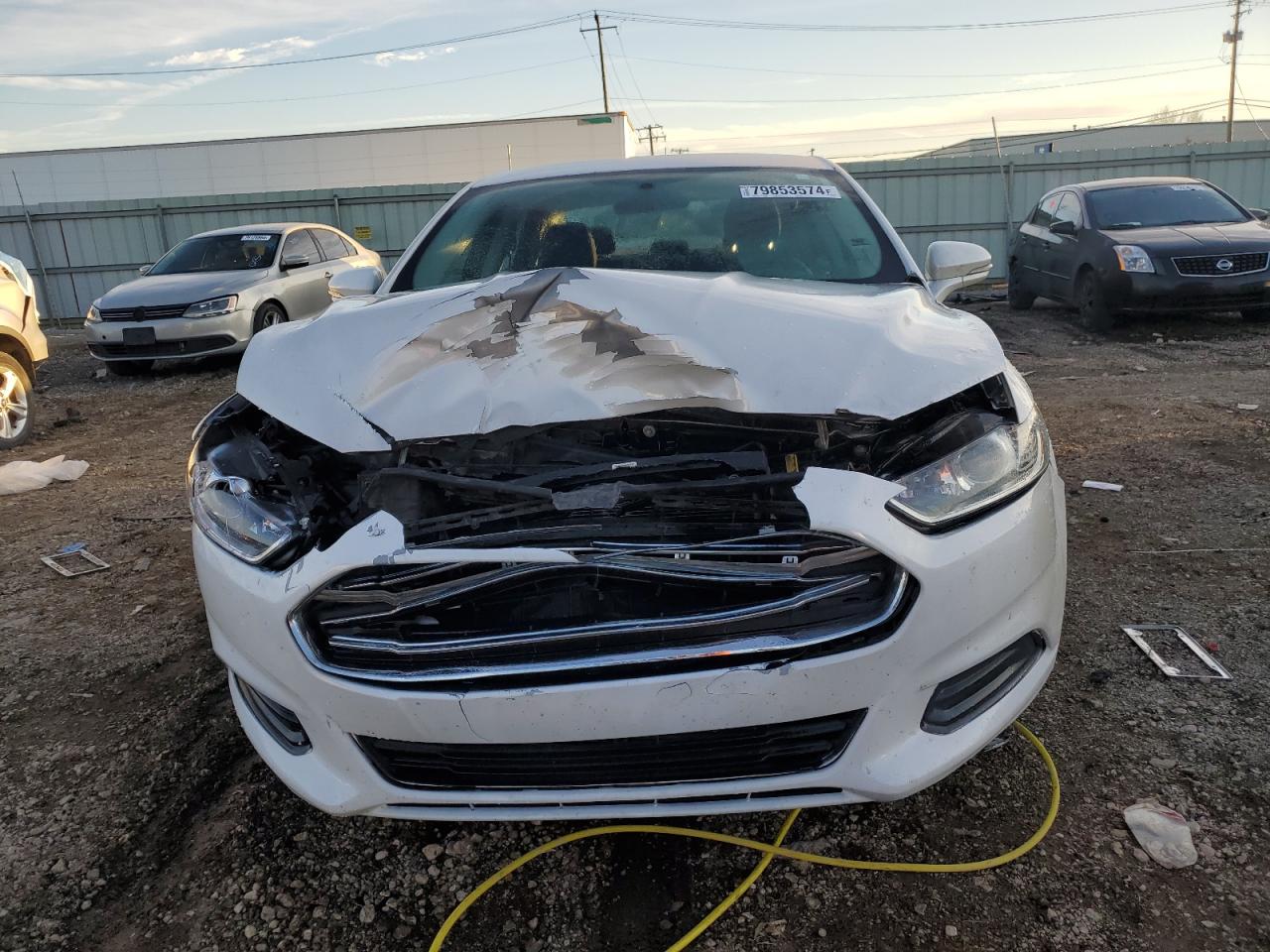 2014 Ford Fusion VIN 1FA6P0H70E5405248 Copart auction photo, water/flood / front end damage thumbnail 5