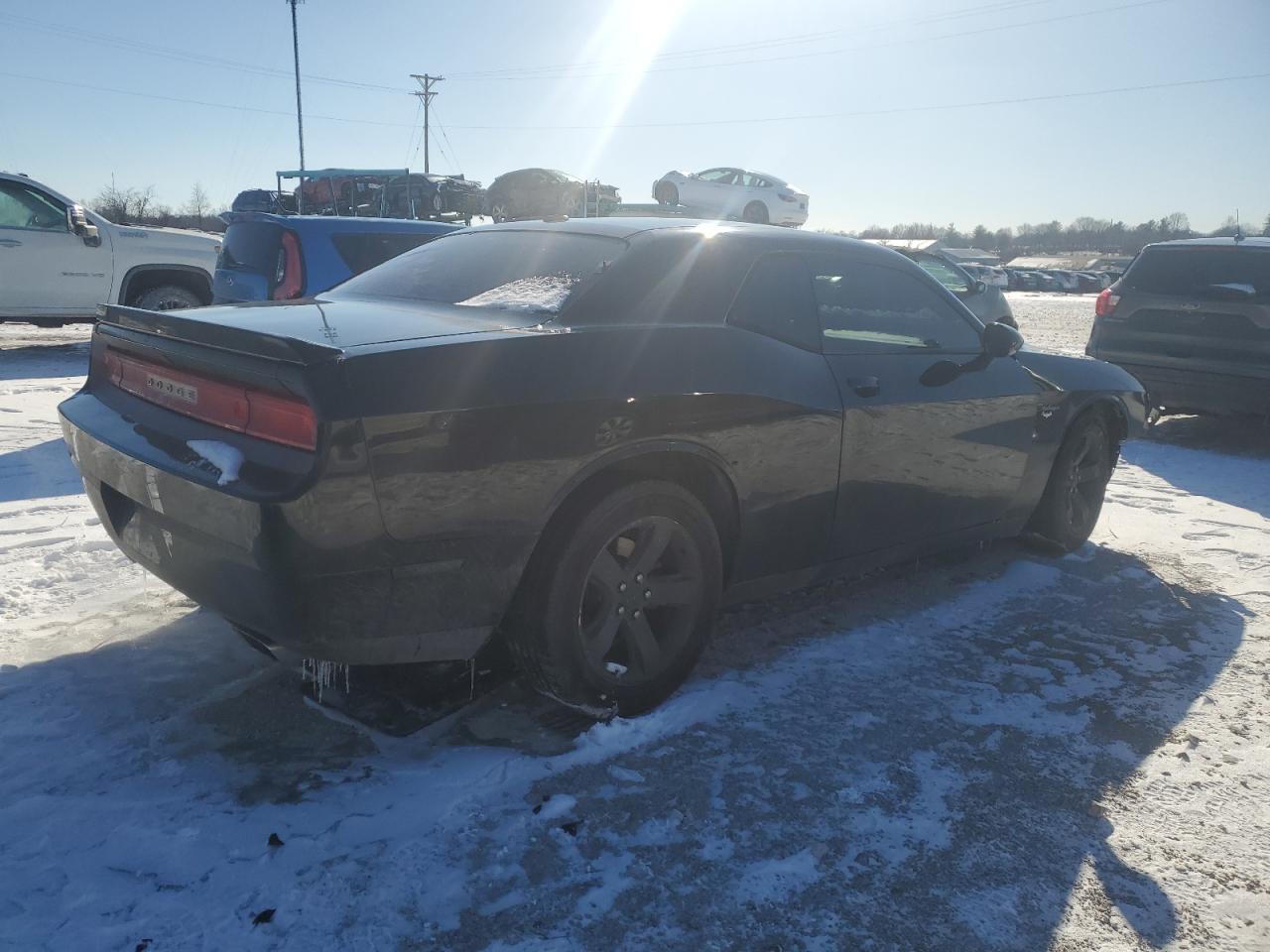 2014 Dodge Challenger VIN 2C3CDYAGXEH206610 Copart auction photo, front end damage thumbnail 3