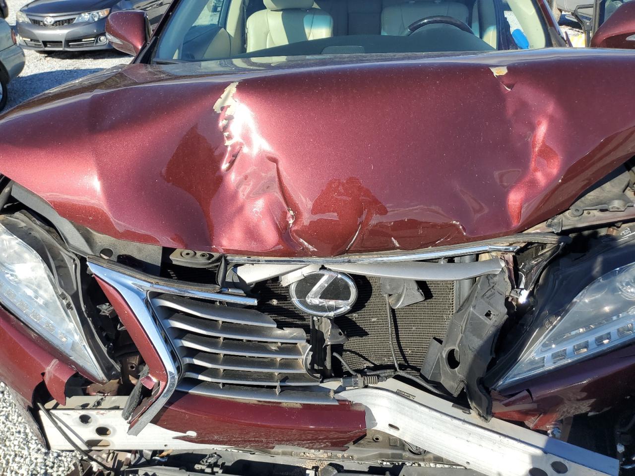 2015 Lexus RX VIN 2T2ZK1BA4FC150748 Copart auction photo, front end damage thumbnail 13