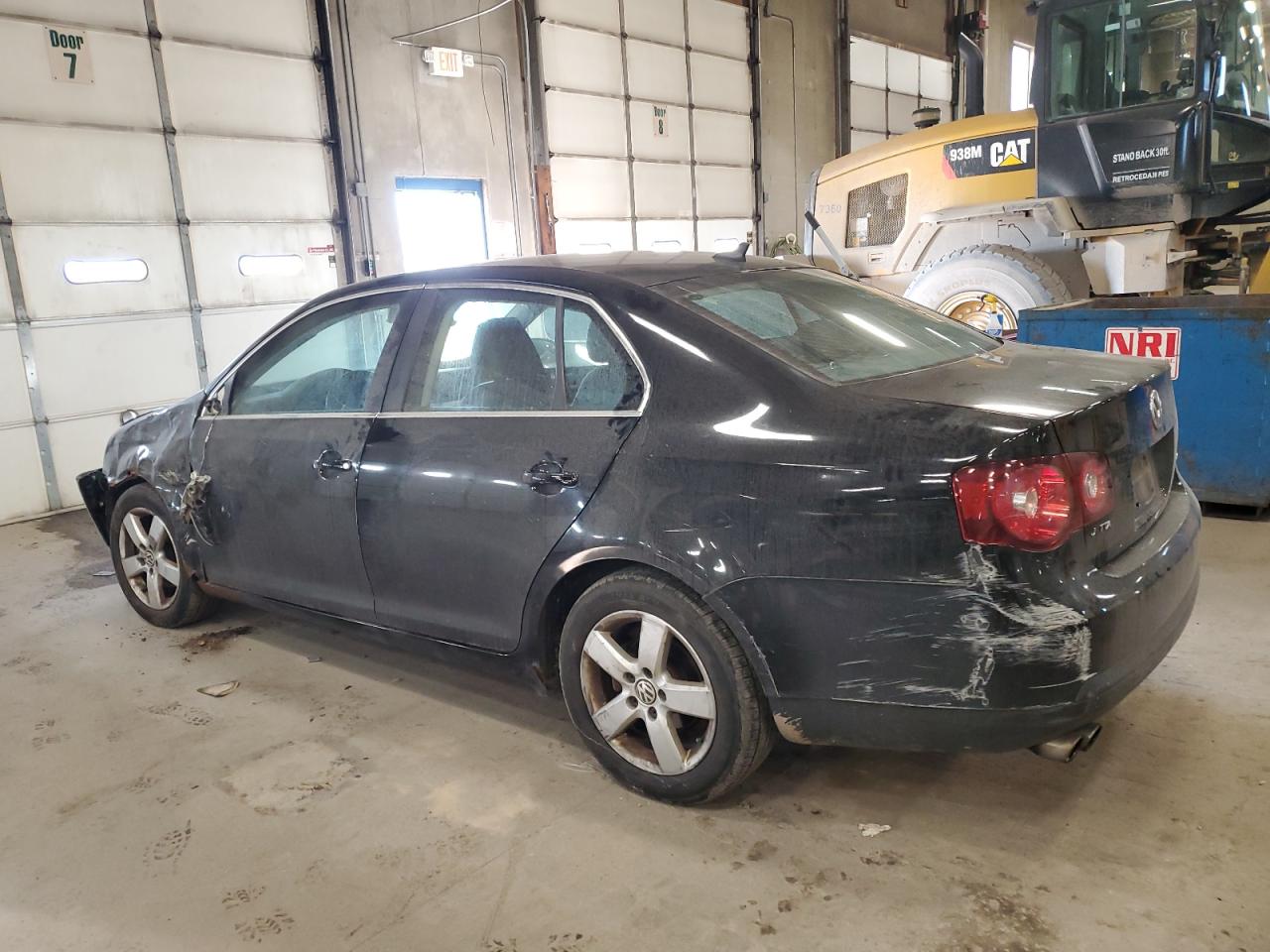 2009 Volkswagen Jetta VIN 3VWRM71K89M005295 Copart auction photo, front end / side damage thumbnail 2