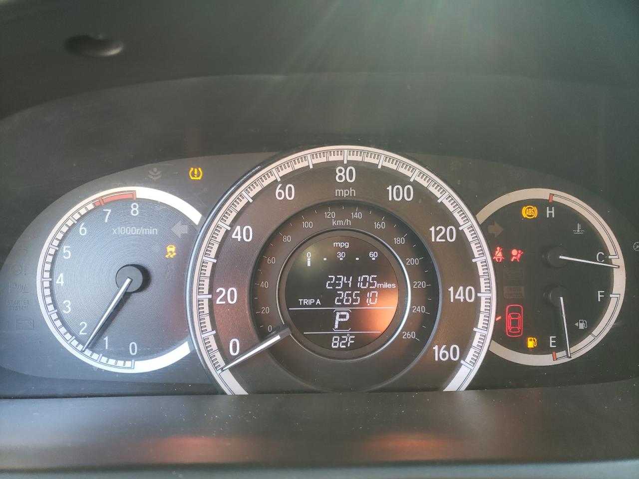 2014 Honda Accord VIN 1HGCR2F87GA182314 Copart auction photo, front end damage thumbnail 9