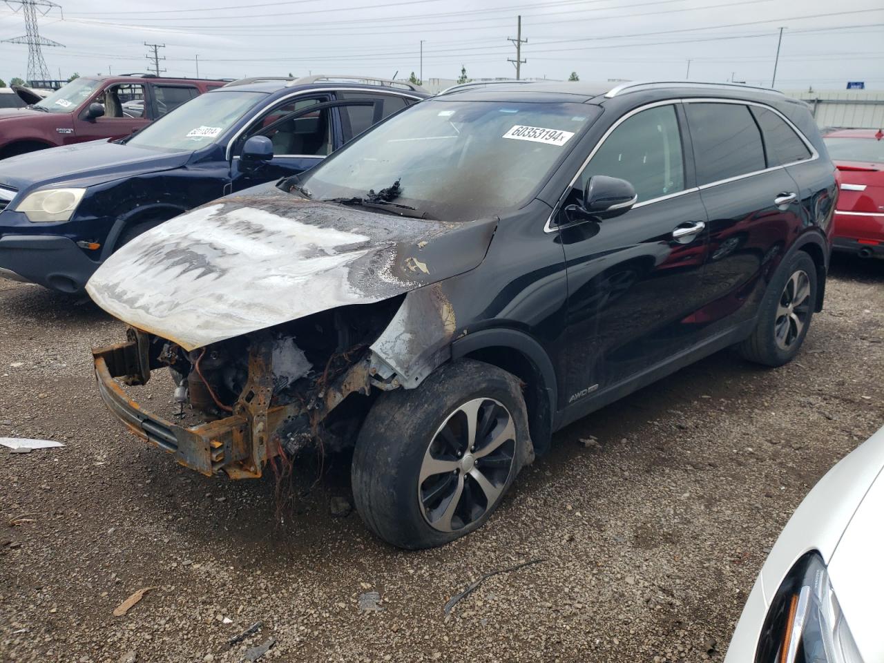 2016 KIA Sorento VIN 5XYPHDA53GG082352 - Copart auction photo