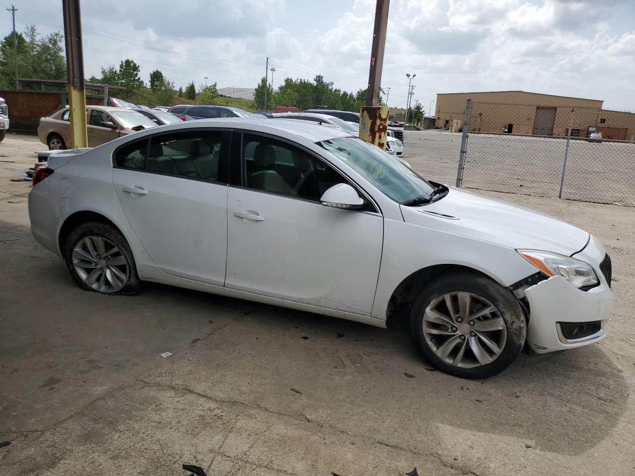 2014 Buick Regal VIN 2G4GK5EX2E9259075 Copart auction photo, front end damage thumbnail 4