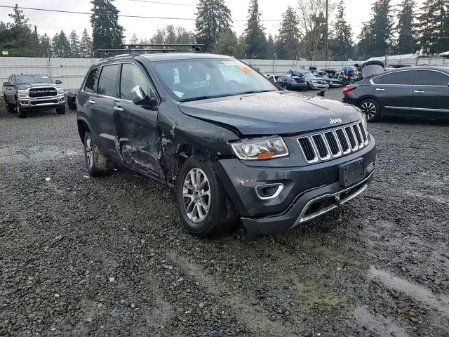 2014 Jeep Grand Cherokee VIN 1C4RJFBG0EC528306 Copart auction photo, side / front end damage thumbnail 11