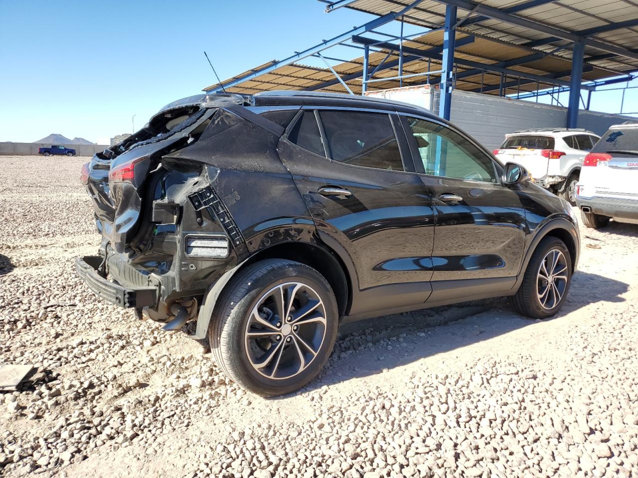 2021 Buick Encore VIN KL4MMDS24MB040596 Copart auction photo, rear end damage thumbnail 3