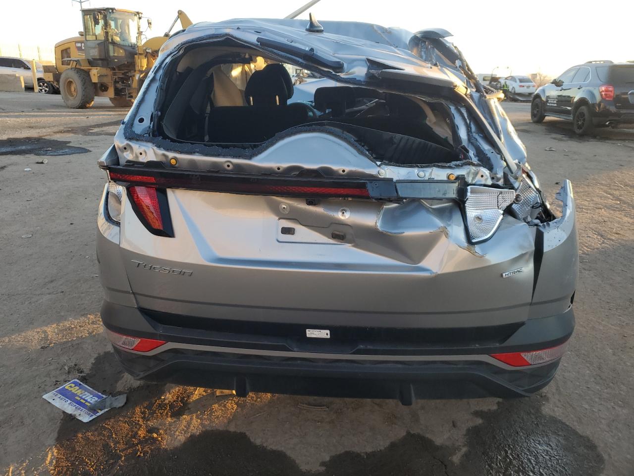 2024 Hyundai Tucson VIN 5NMJBCDE2RH385919 Copart auction photo, rollover damage thumbnail 6