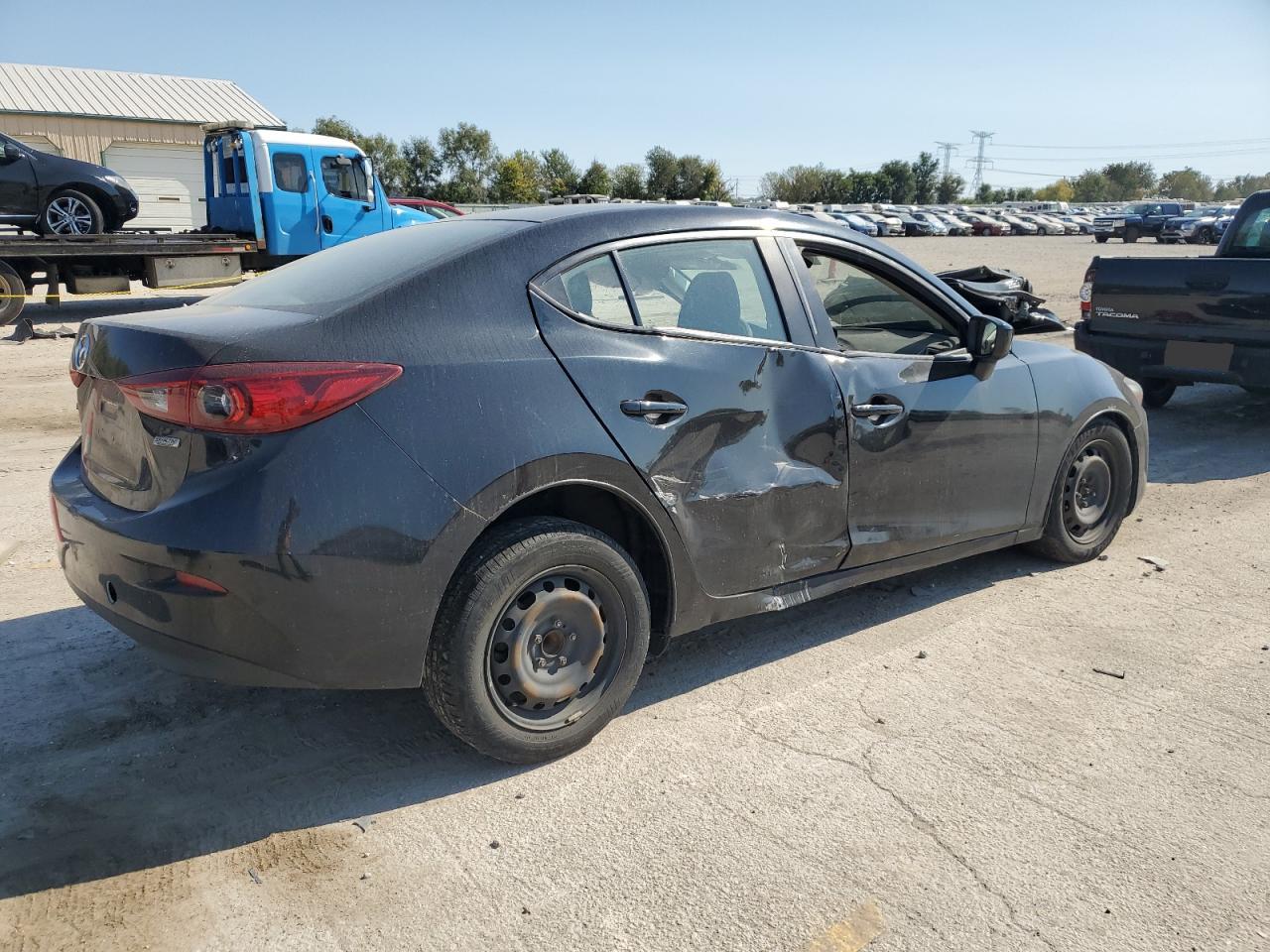 2017 Mazda 3 VIN 3MZBN1U70HM123097 Copart auction photo, all over damage thumbnail 3