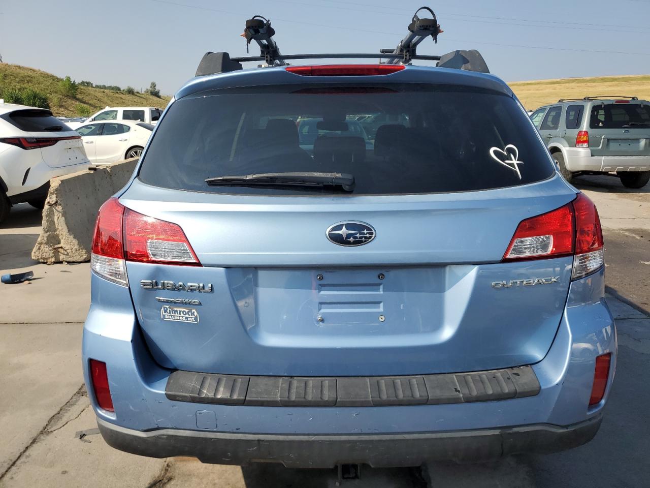 2012 Subaru Outback VIN 4S4BRCCC4C3252872 Copart auction photo, front end damage thumbnail 6