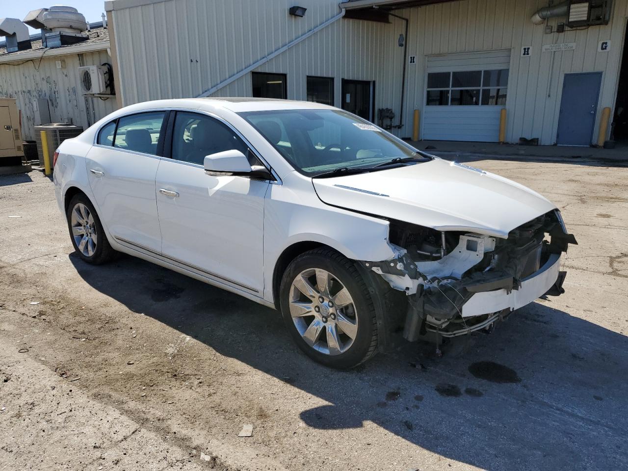2011 Buick LaCrosse VIN 1G4GE5ED1BF276143 Copart auction photo, front end damage thumbnail 4