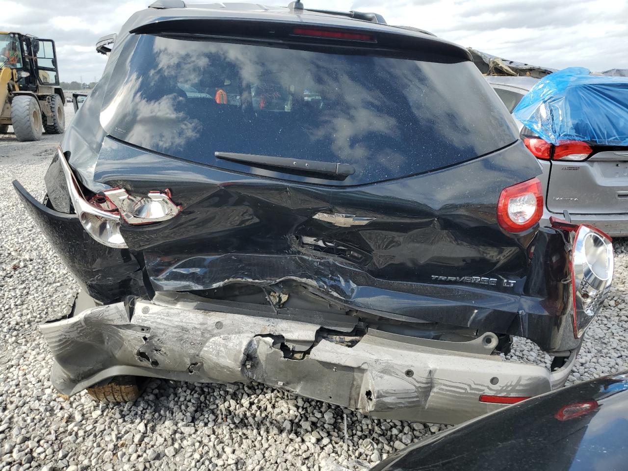 2010 Chevrolet Traverse VIN 1GNLRGED1AS154933 Copart auction photo, rear end damage thumbnail 6