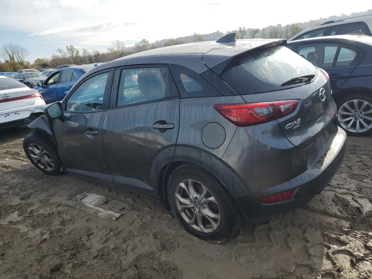 2018 Mazda CX-3 VIN JM1DKFC77J0301518 Copart auction photo, undercarriage / all over damage thumbnail 2