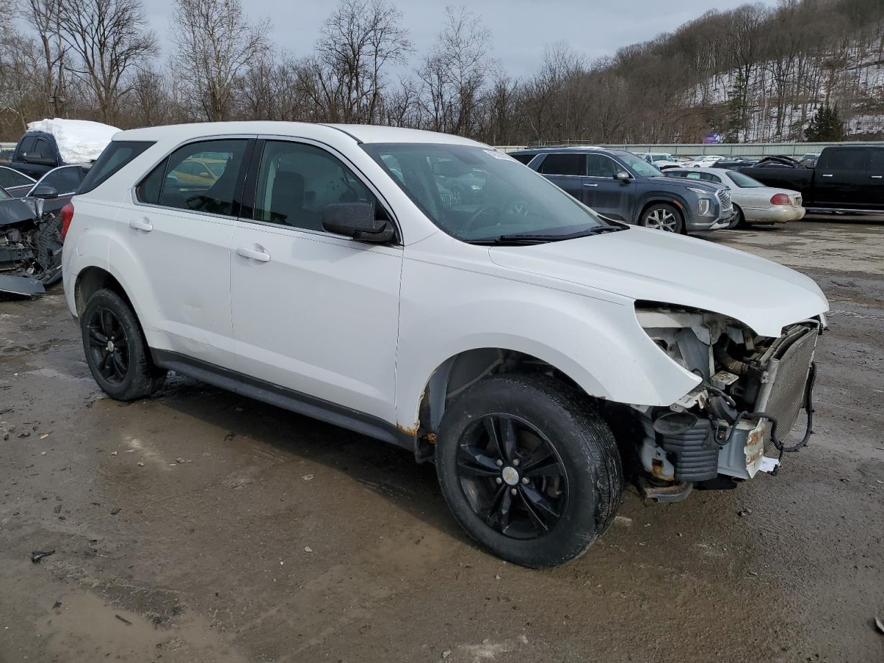 2014 Chevrolet Equinox VIN 2GNALAEK5E6102332 Copart auction photo, front end / side damage thumbnail 4
