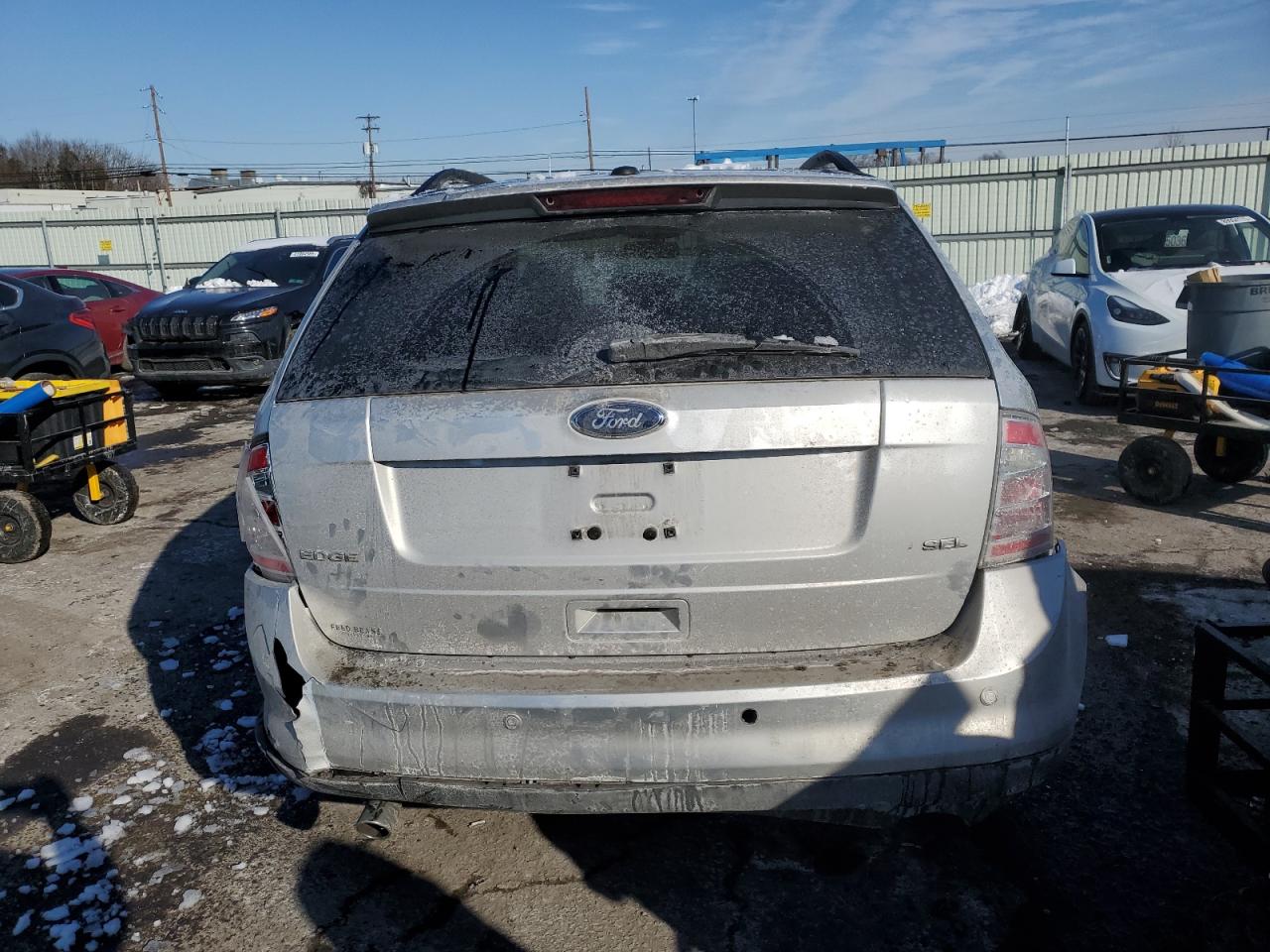 2010 Ford Edge VIN 2FMDK3JC4ABA96846 Copart auction photo, all over damage thumbnail 6