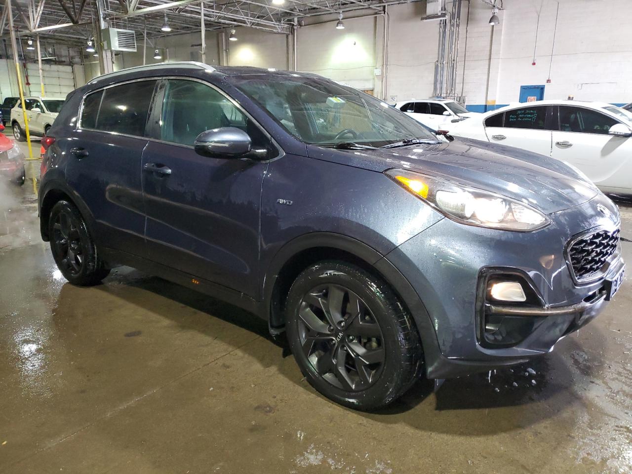 2020 KIA Sportage VIN KNDP6CAC7L7712136 Copart auction photo, rear end / minor dent/scratches damage thumbnail 4