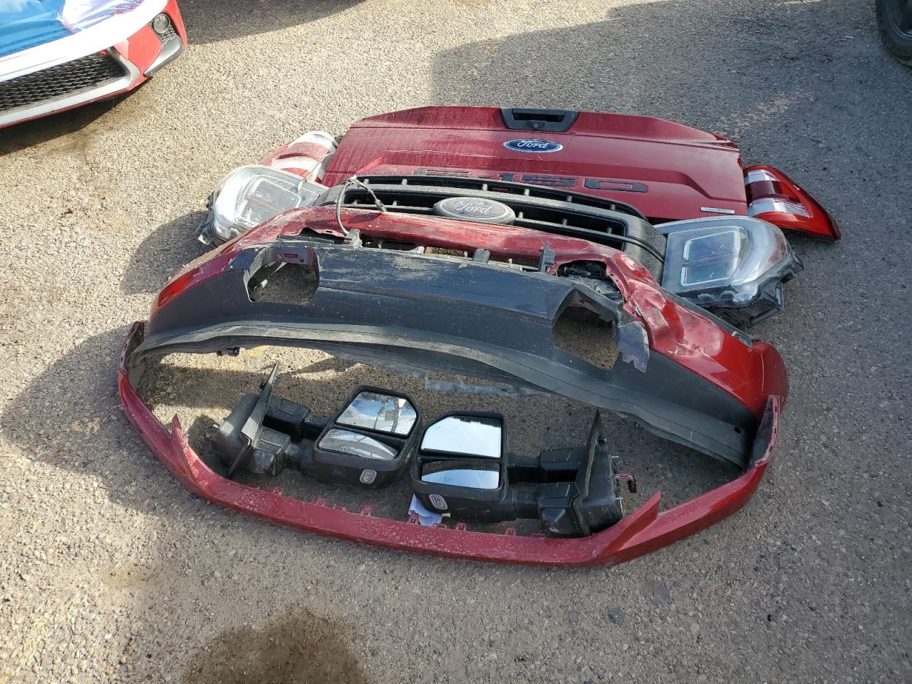 2021 Ford F-150 VIN 1FTFW1ED9MFB21607 Copart auction photo, stripped damage thumbnail 12