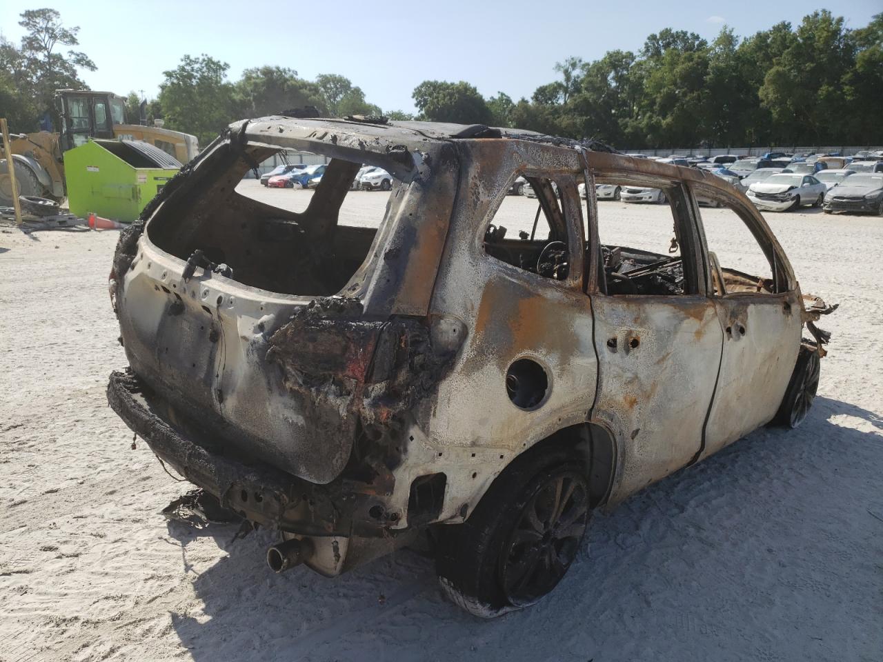 2019 Subaru Forester VIN JF2SKAUCXKH413921 Copart auction photo, burn damage thumbnail 4