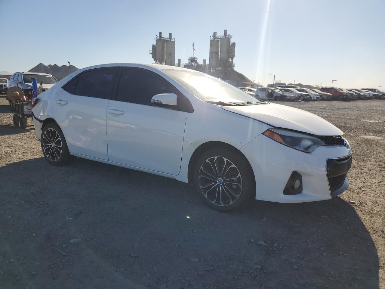 2015 Toyota Corolla VIN 5YFBURHE7FP213530 Copart auction photo, rear end damage thumbnail 4