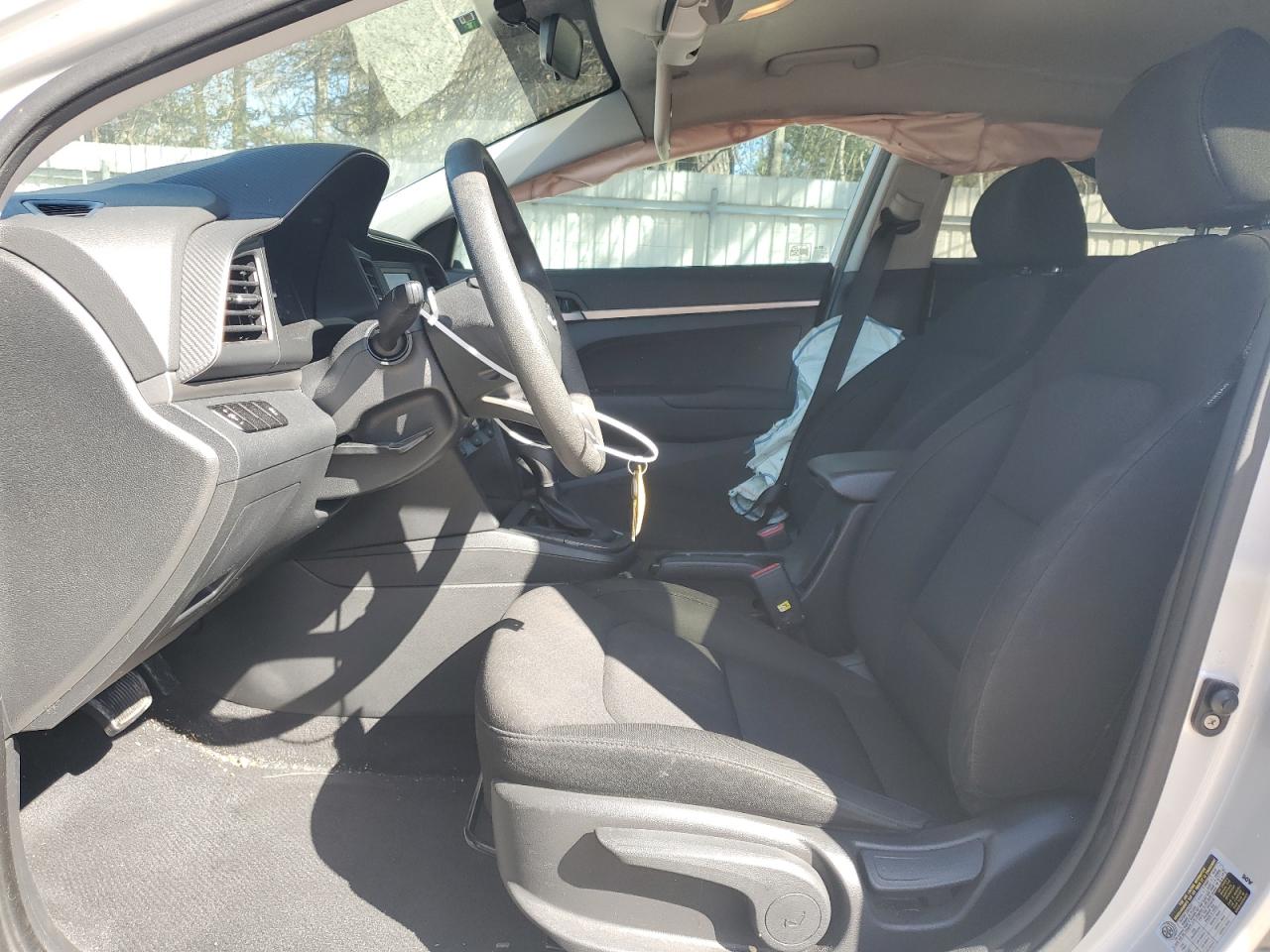 2019 Hyundai Elantra VIN KMHD74LF8KU816546 Copart auction photo, front end / side damage thumbnail 7