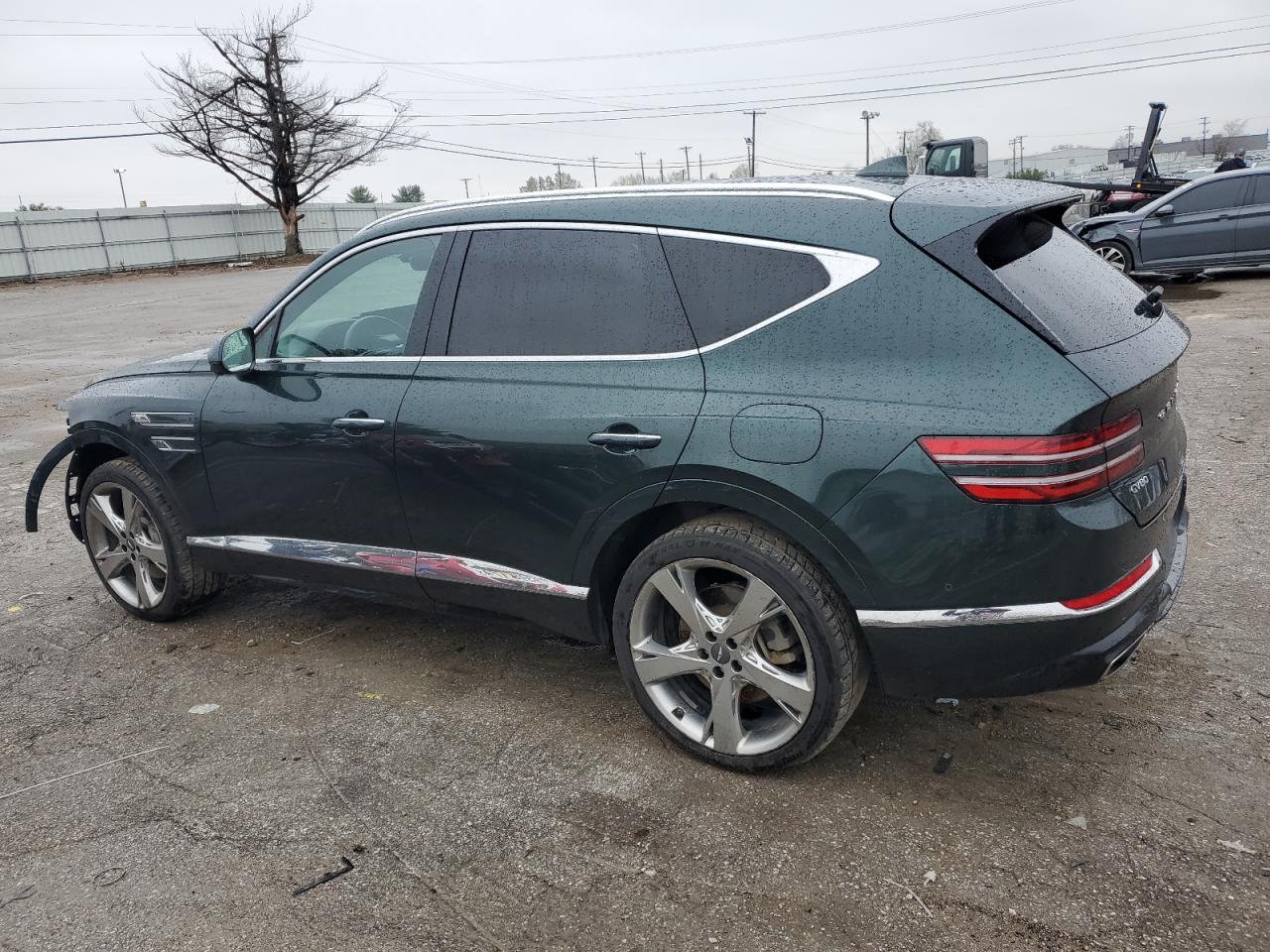 2021 Genesis Gv80 VIN KMUHCESC7MU053482 Copart auction photo, front end / side damage thumbnail 2