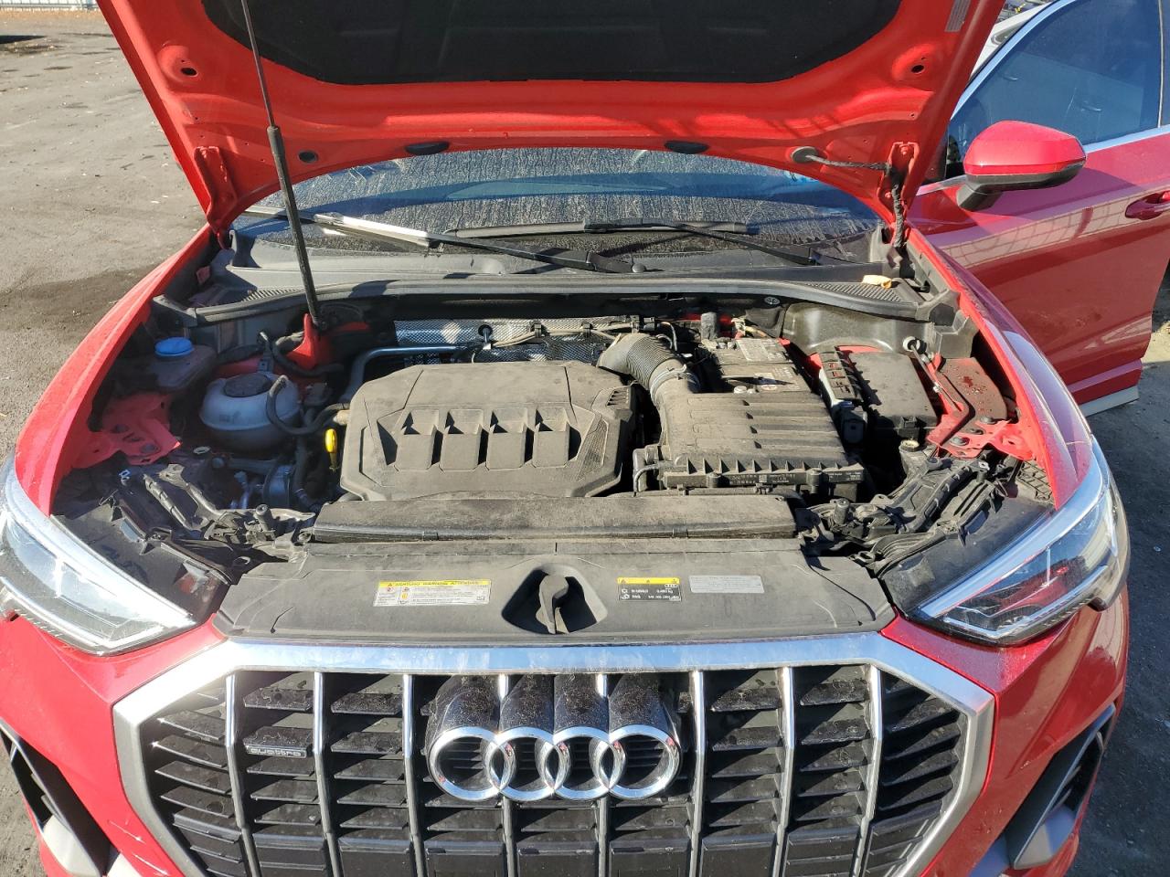 2020 Audi Q3 VIN WA1EECF32L1084339 Copart auction photo, rear end damage thumbnail 13