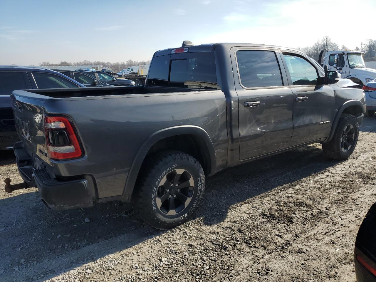 2020 RAM 1500 VIN 1C6SRFLT1LN148339 Copart auction photo, front end / rear end damage thumbnail 3