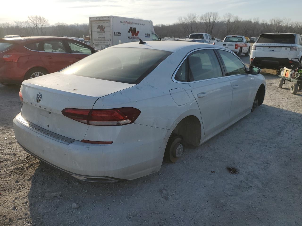 2021 Volkswagen Passat VIN 1VWSA7A36MC013487 Copart auction photo, stripped damage thumbnail 3