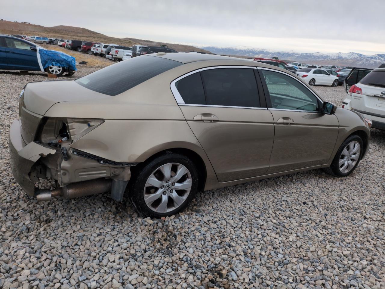 2008 Honda Accord VIN 1HGCP26848A158592 Copart auction photo, rear end damage thumbnail 3