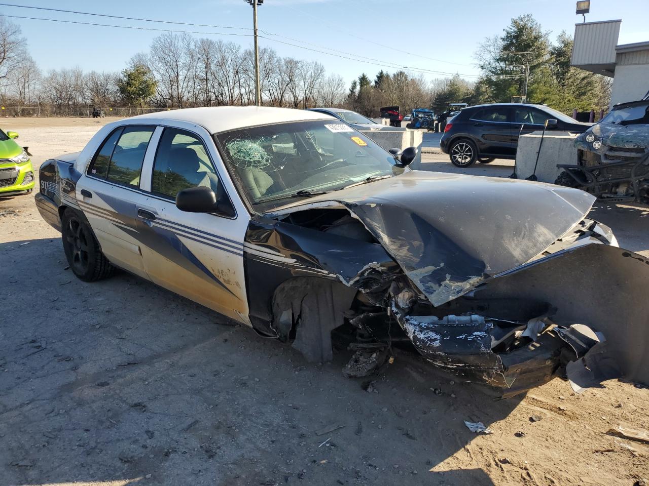 2008 Ford Crown Victoria VIN 2FAFP71V88X127445 Copart auction photo, front end / rear end damage thumbnail 4