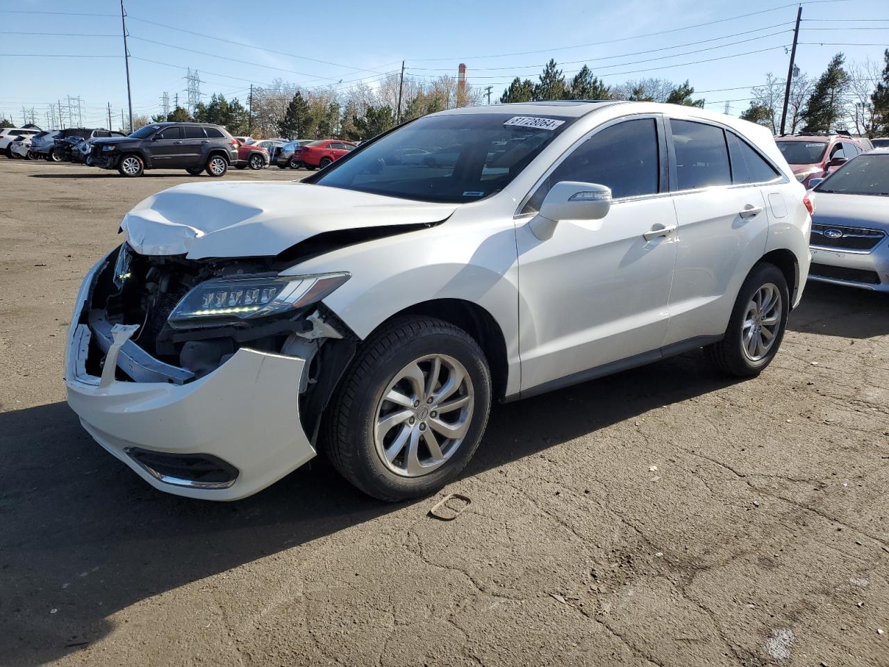 2017 Acura RDX VIN 5J8TB4H36HL017099