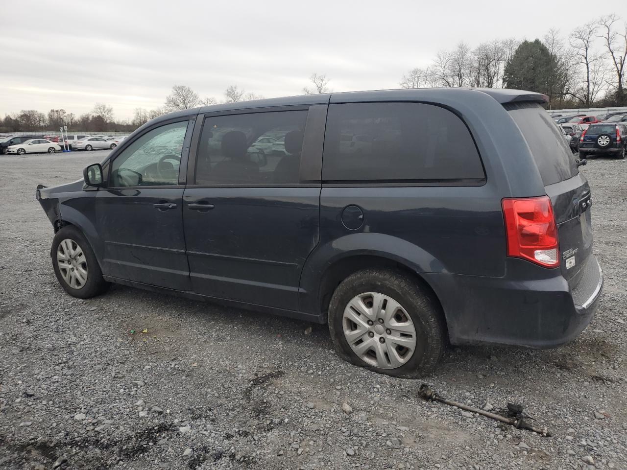 2014 Dodge Caravan VIN 2C4RDGBG9ER443615 Copart auction photo, front end damage thumbnail 2