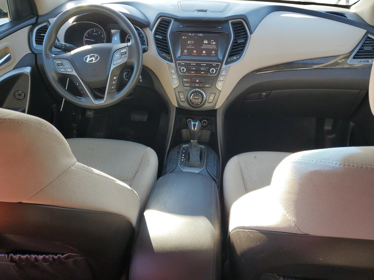 2019 Hyundai Santa Fe VIN KM8SM4HF0KU302683 Copart auction photo, side / front end damage thumbnail 8