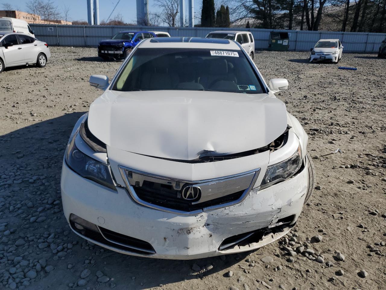 2012 Acura TL VIN 19UUA8F25CA018290 Copart auction photo, front end / rear end damage thumbnail 5