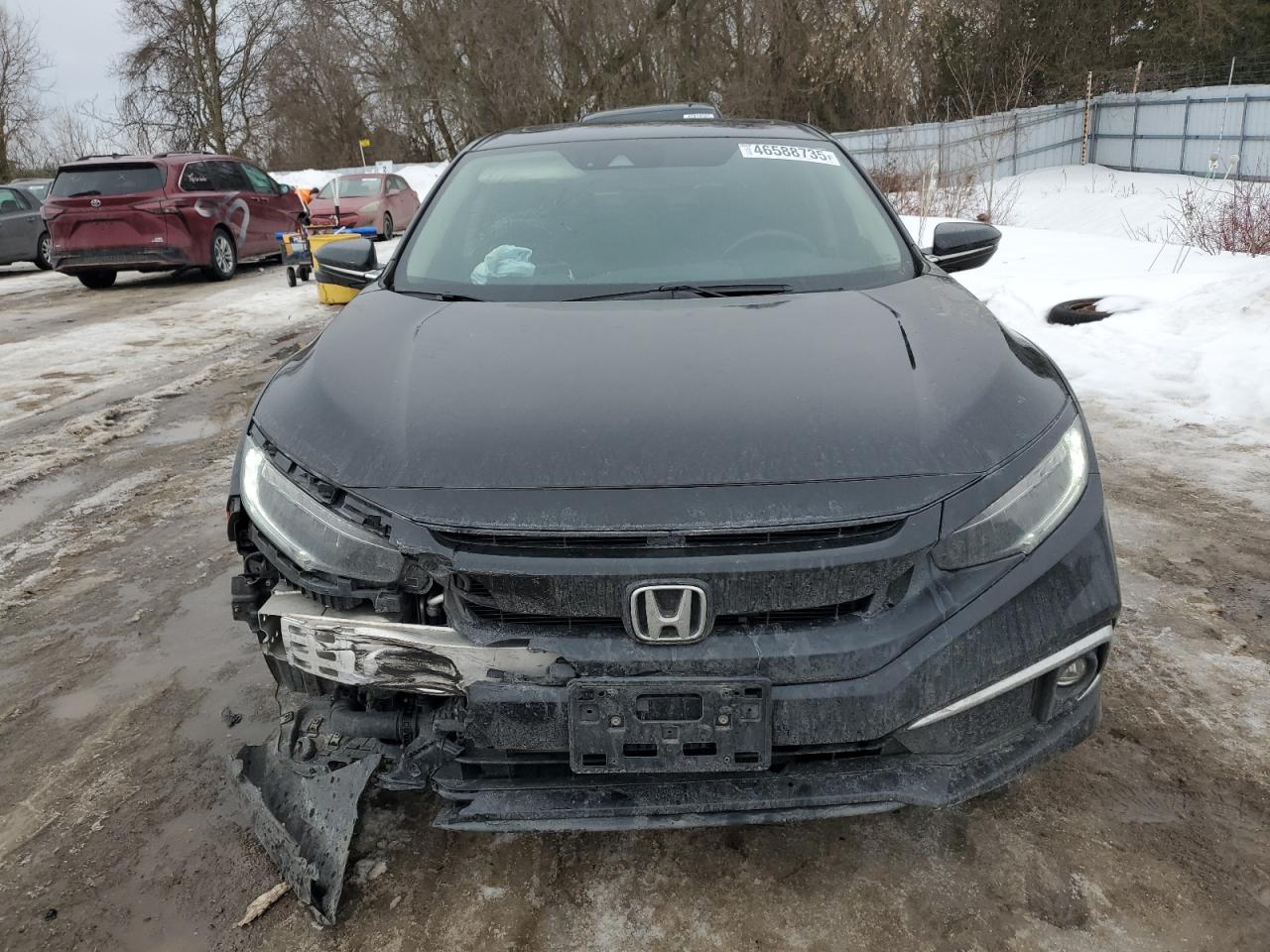2020 Honda Civic VIN 2HGFC1F97LH106055 Copart auction photo, front end damage thumbnail 5