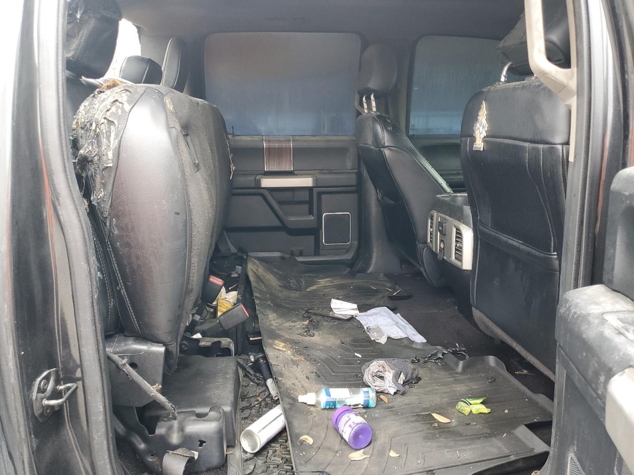 2015 Ford F-150 VIN 1FTEW1EF0FKE45889 Copart auction photo, burn damage thumbnail 10