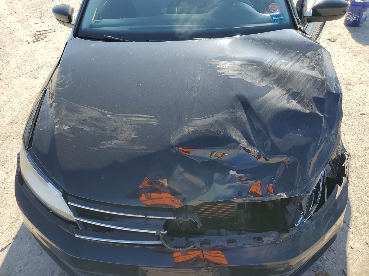 2017 Volkswagen Jetta VIN 3VW2B7AJ7HM334048 Copart auction photo, all over damage thumbnail 11