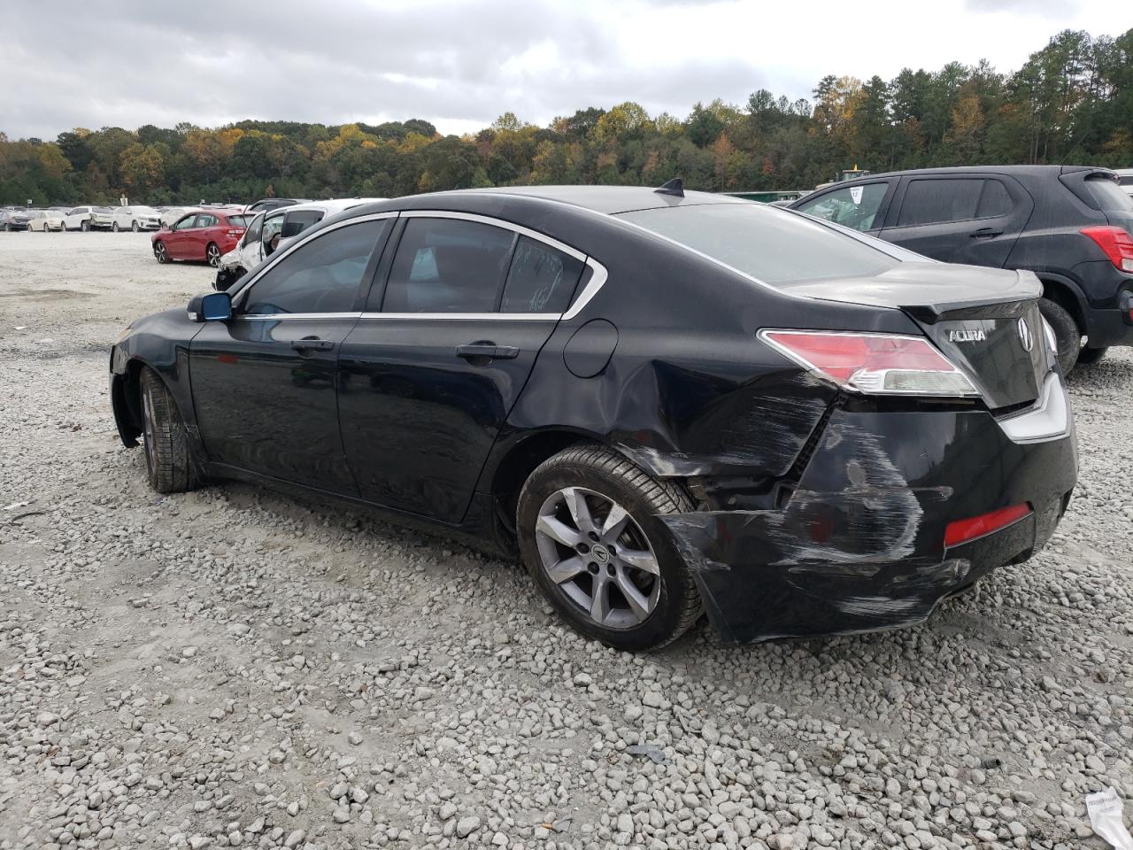 2009 Acura TL VIN 19UUA86209A024300 Copart auction photo, front end / rear end damage thumbnail 2