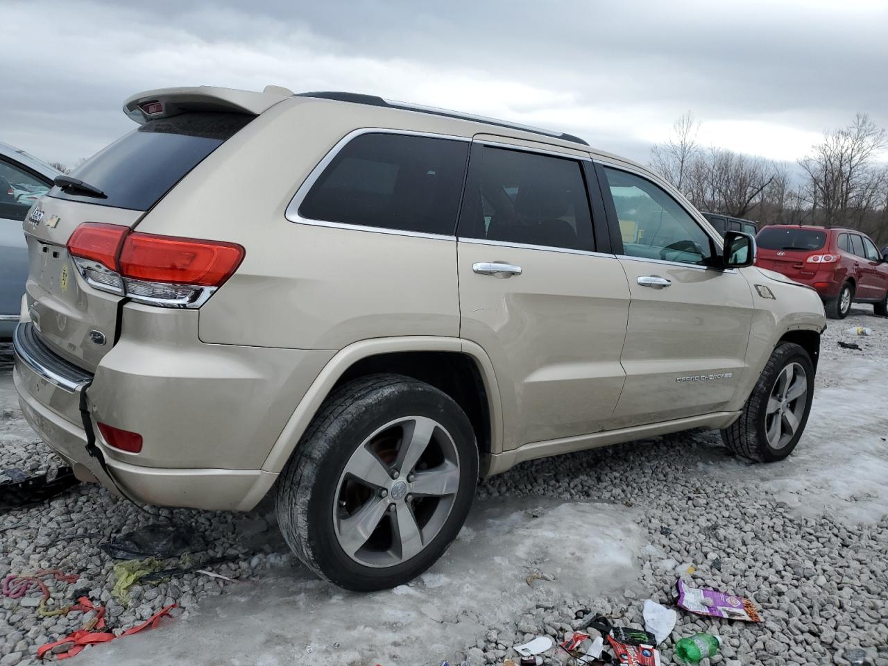 2015 Jeep Grand Cherokee VIN 1C4RJECG4FC669809 Copart auction photo, front end damage thumbnail 3