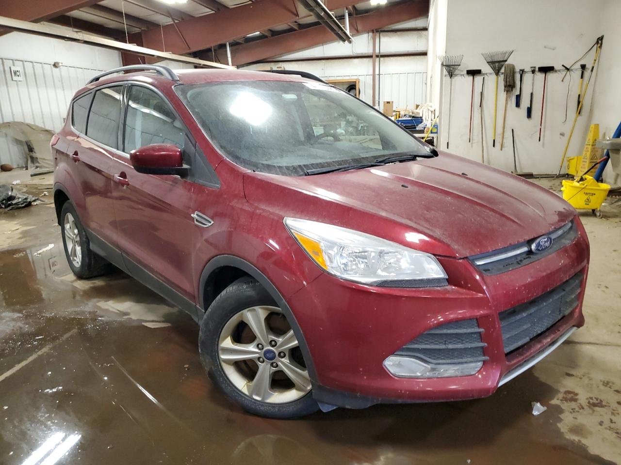 2014 Ford Escape VIN 1FMCU9GX1EUA02201 Copart auction photo, undercarriage damage thumbnail 4
