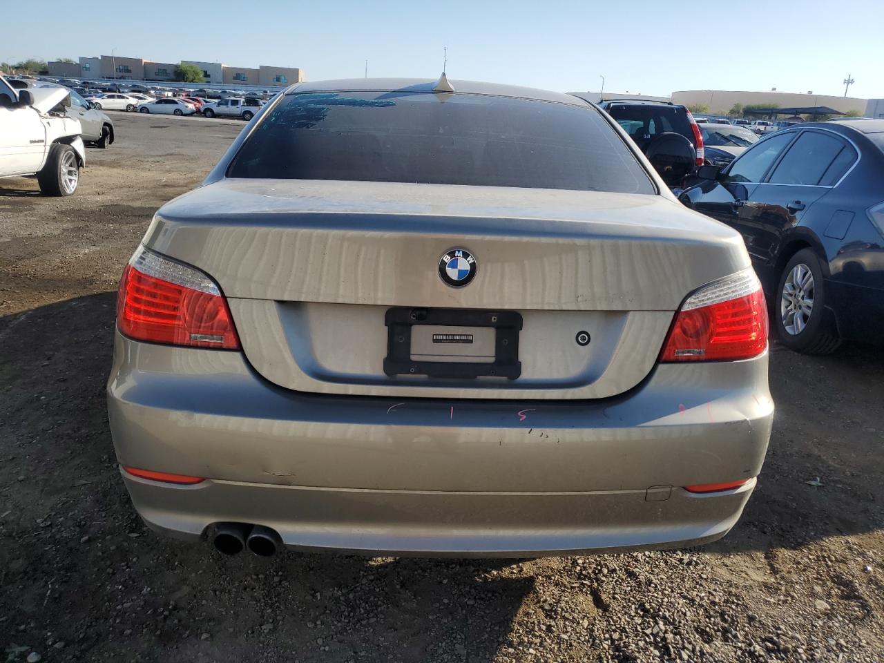 2008 BMW 5er VIN WBANV93508CZ63510 Copart auction photo, front end damage thumbnail 6