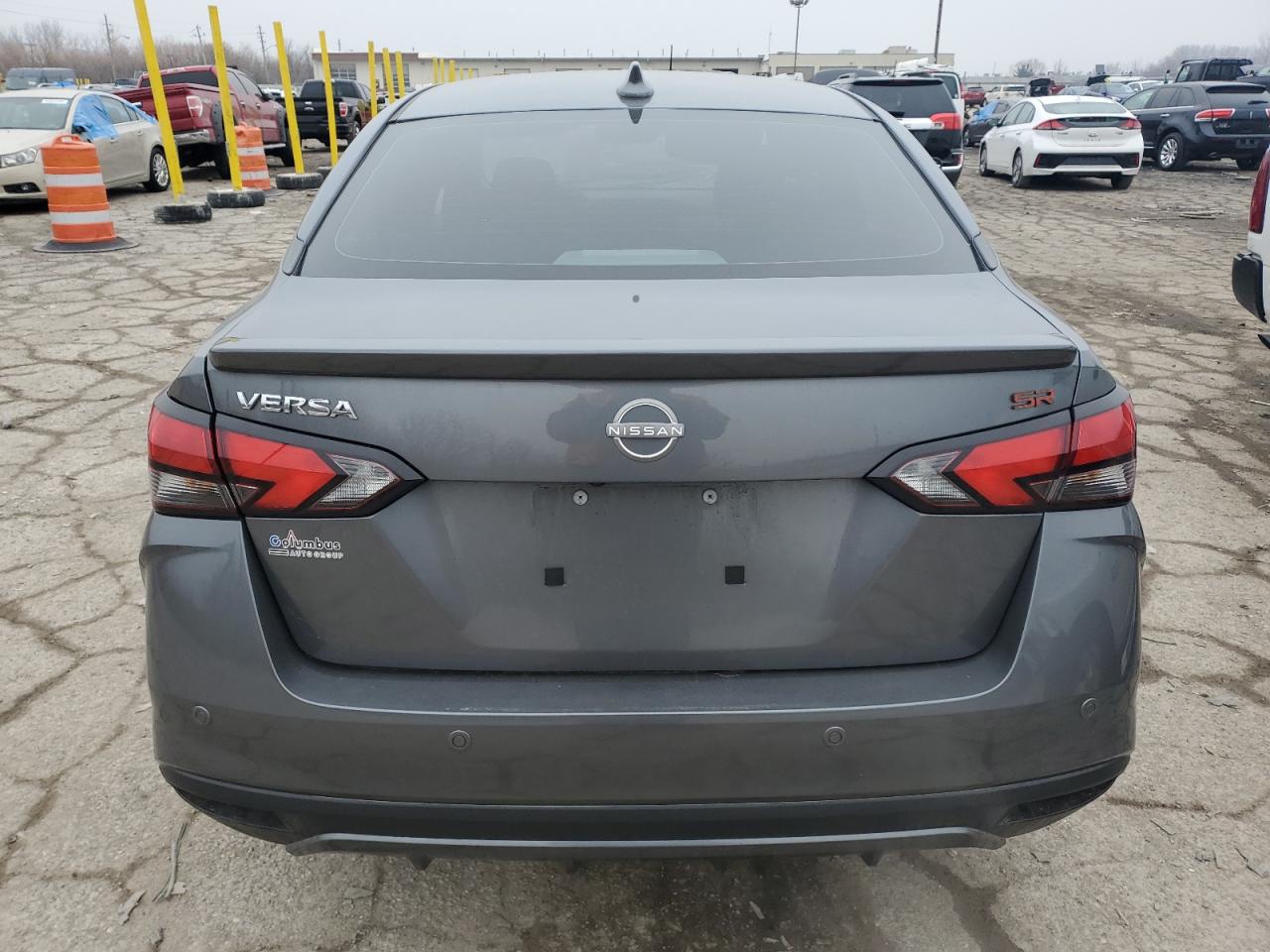 2024 Nissan Versa VIN 3N1CN8FVXRL851080 Copart auction photo, top/roof / side damage thumbnail 6