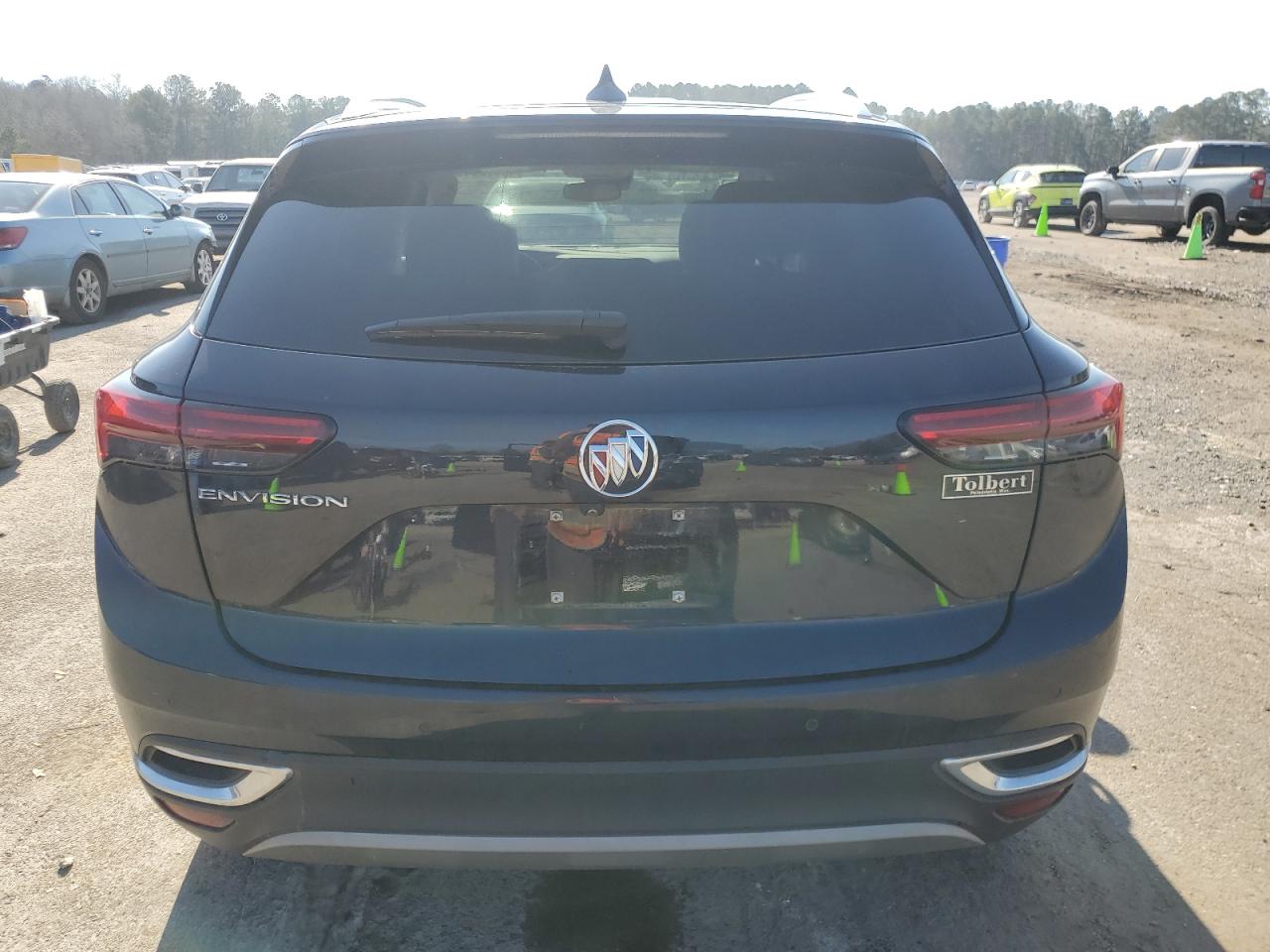 2021 Buick Envision VIN LRBAZLR49MD111824 Copart auction photo, side / front end damage thumbnail 6