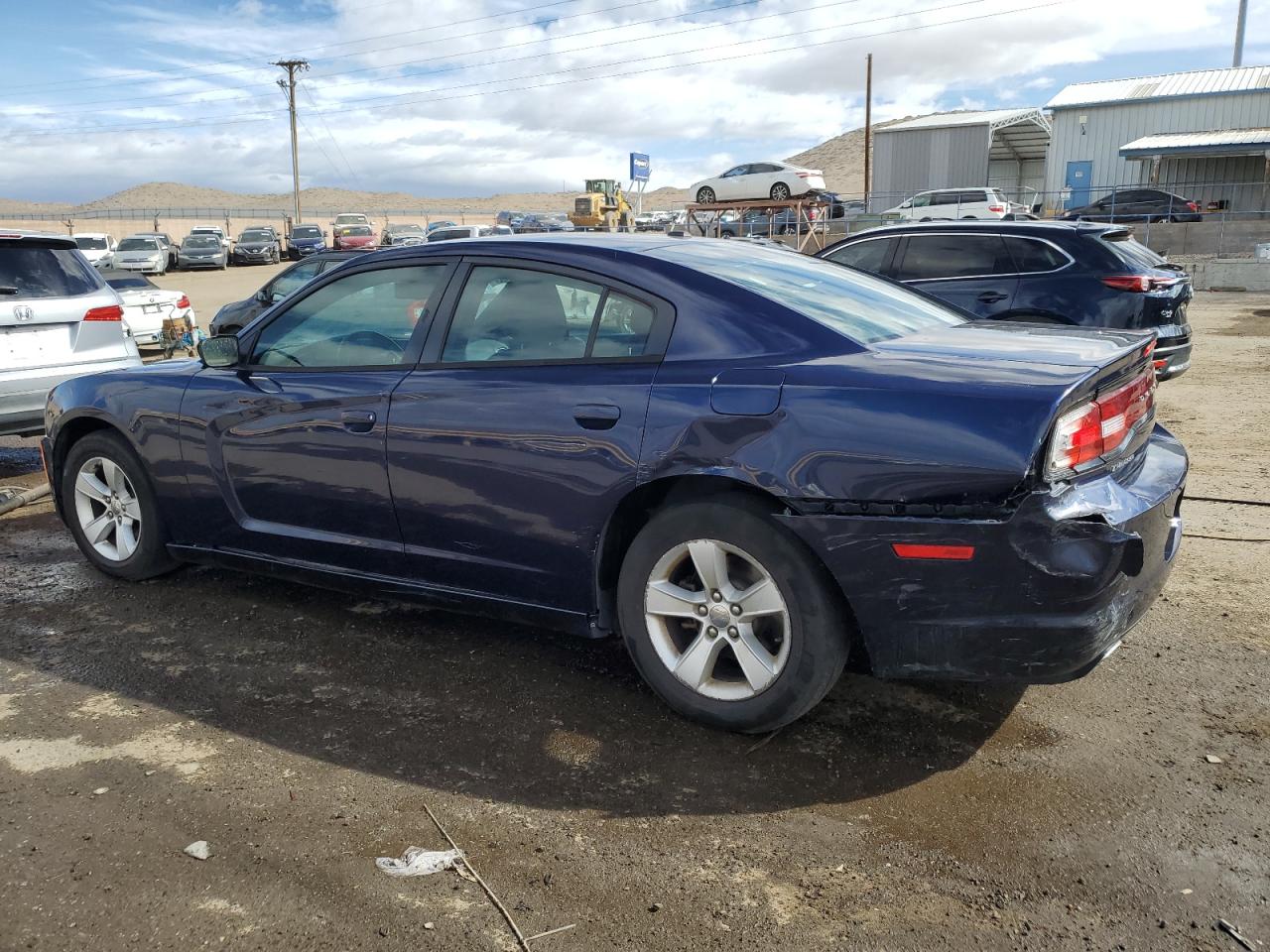 2013 Dodge Charger VIN 2C3CDXBG3DH726297 Copart auction photo, front end / rear end damage thumbnail 2