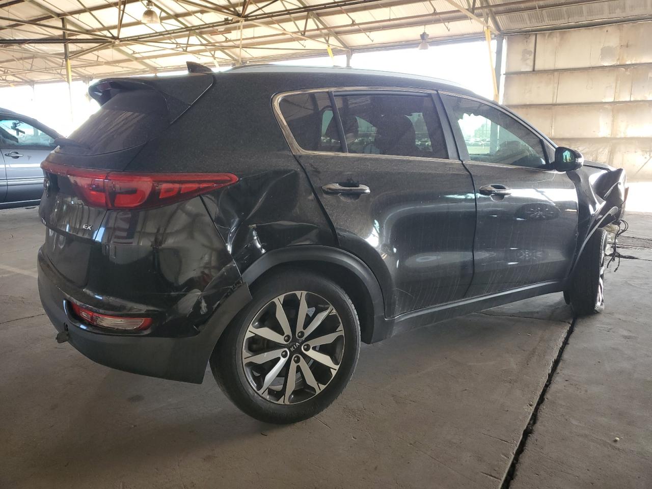 2018 KIA Sportage VIN KNDPN3AC3J7422850 Copart auction photo, front end / rear end damage thumbnail 3