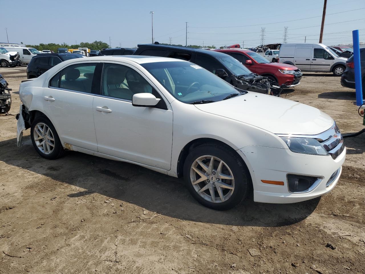 2011 Ford Fusion VIN 3FAHP0JA0BR342059 Copart auction photo, rear end damage thumbnail 4