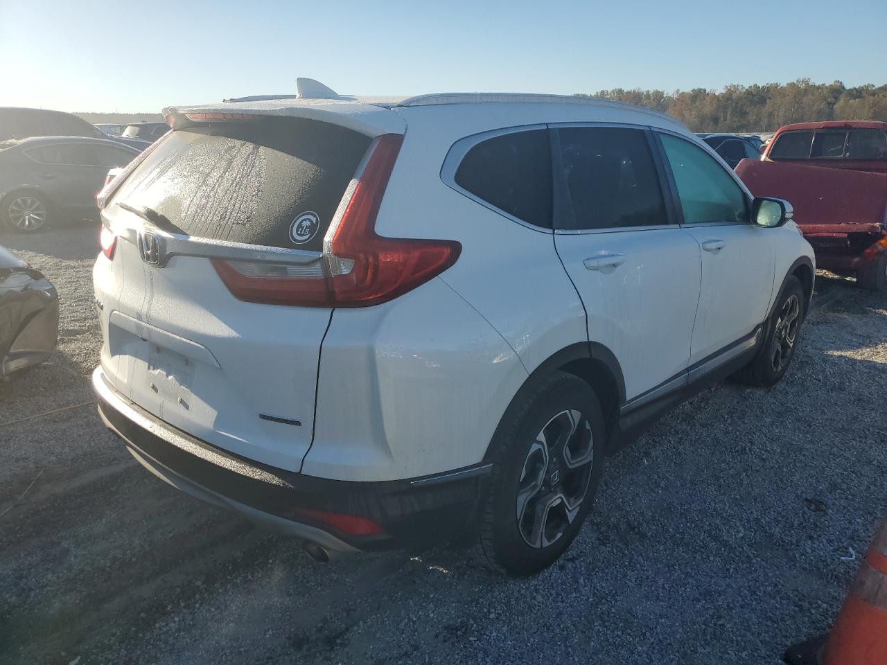 2019 Honda CR-V VIN 7FARW1H99KE012686 Copart auction photo, front end / top/roof damage thumbnail 3