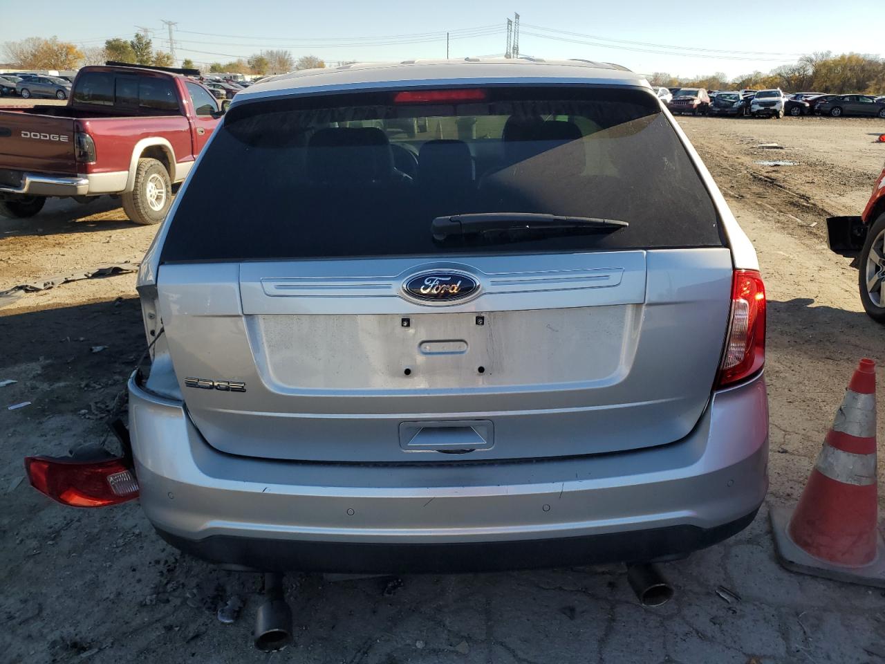 2013 Ford Edge VIN 2FMDK3GC6DBB47081 Copart auction photo, side / rear end damage thumbnail 6
