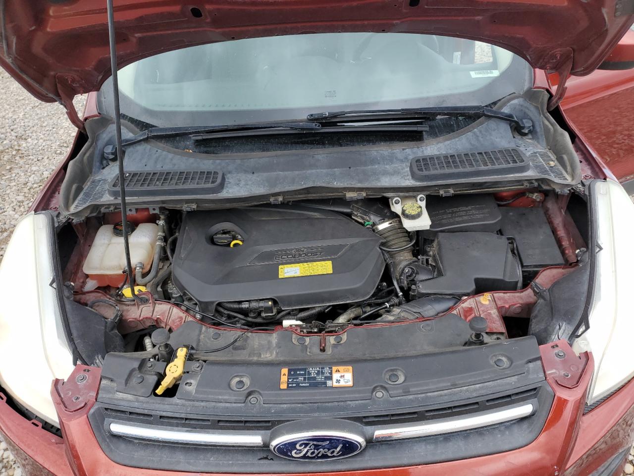 2014 Ford Escape VIN 1FMCU9GX8EUC53801 Copart auction photo, front end damage thumbnail 11