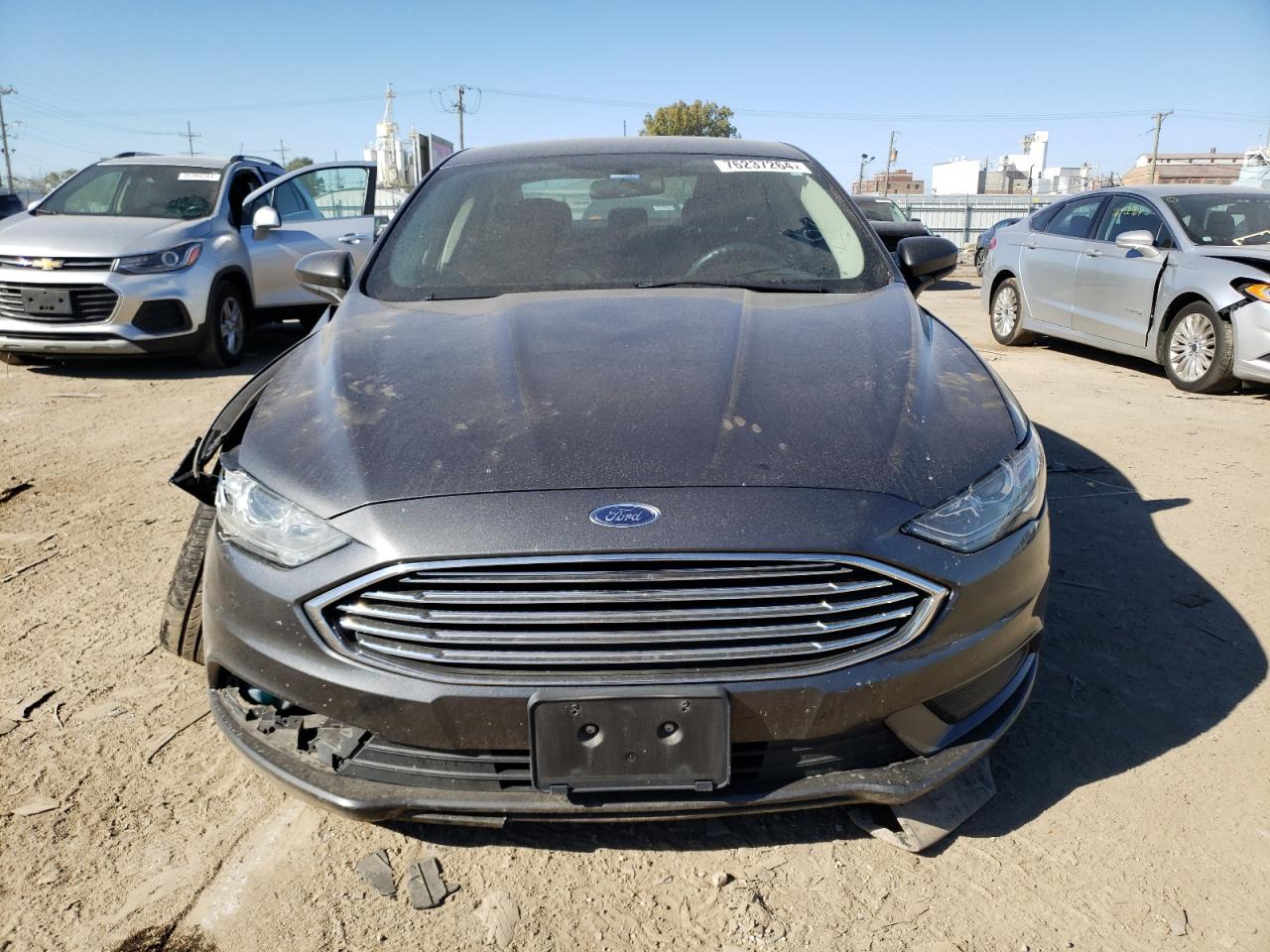 2018 Ford Fusion VIN 3FA6P0HD5JR192942 Copart auction photo, front end / undercarriage damage thumbnail 5