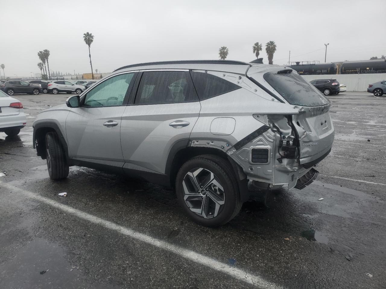 2023 Hyundai Tucson VIN 5NMJECAE5PH288576 Copart auction photo, front end / rear end damage thumbnail 2